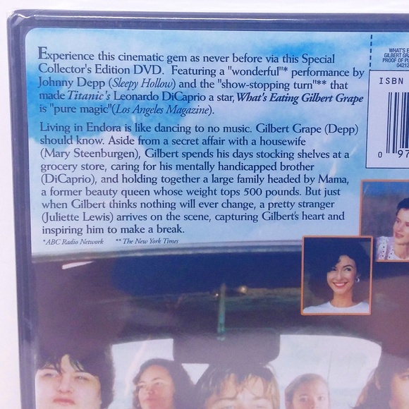 ✨4/$35✨ What's Eating Gilbert Grape: Special Collector's Ed. DVD - Picture 3 of 4